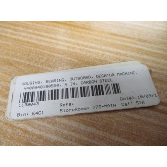 Generic H400040180550 Outboard Bearing Housing - New No Box