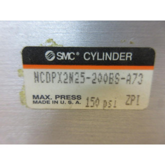 SMC HCDPX2N25-200BS-A73 Pneumatic Cylinder HCDPX2N25200BSA73 - New No Box