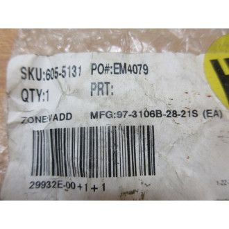 Amphenol 97-3106B28-215 Connector 973106B28215 - New No Box