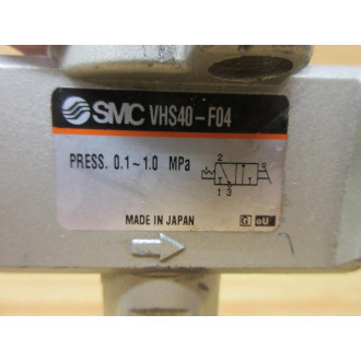 SMC VHS40-F04 Pressure Relief Valve VHS40F04 W Muffler AN302 - New No Box