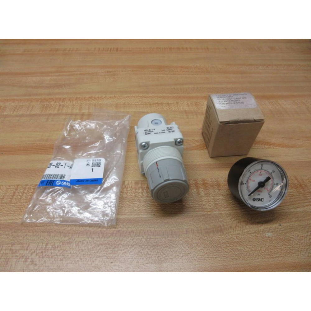 SMC AR20-N02G-Z Regulator AR20N02GZ With Gauge