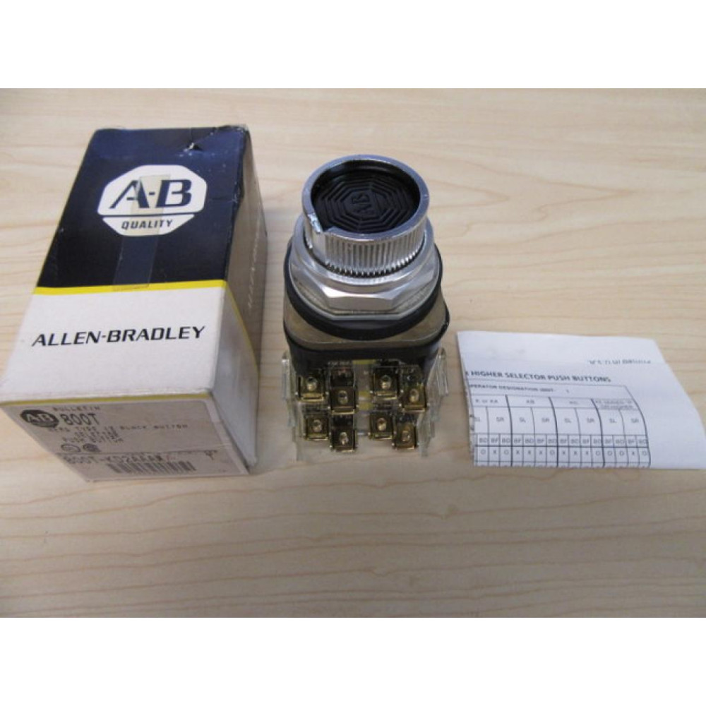 Allen Bradley 800T-KD2AAAA Push-Selector Switch