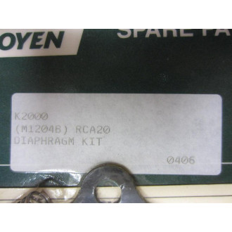 Goyen K2000 Diaphragm Kit M1204