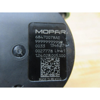 Mopar 68470078AE Auxiliary Coolant Pump - New No Box