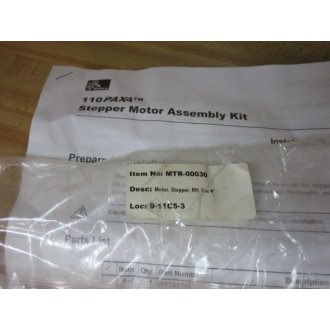 Zebra Technologies MTR-00030 Motor Stepper Assembly Kit 110PAX4