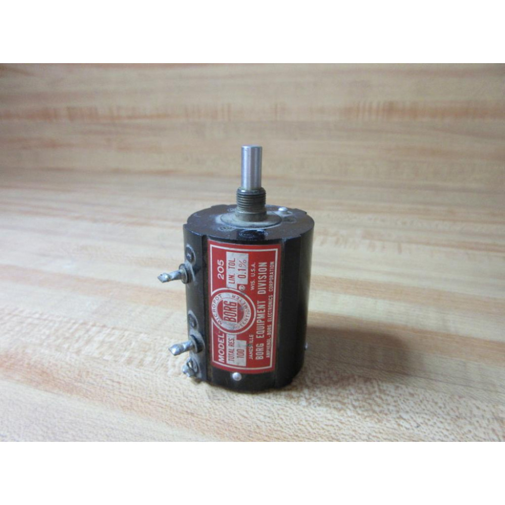 Micropot 205 Borg Potentiometer 100Ω - Used