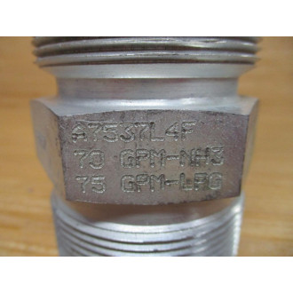 Rego A7537L4F Excess Flow Valve - New No Box