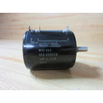 Spectrol MODEL 860 Potentiometer 860 20Ω - New No Box