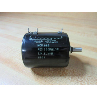 Spectrol MODEL 860 Potentiometer 860 200KΩ - New No Box