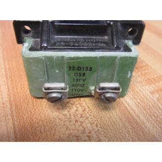 General Electric 22D135G022 GE Coil 22D135 Green