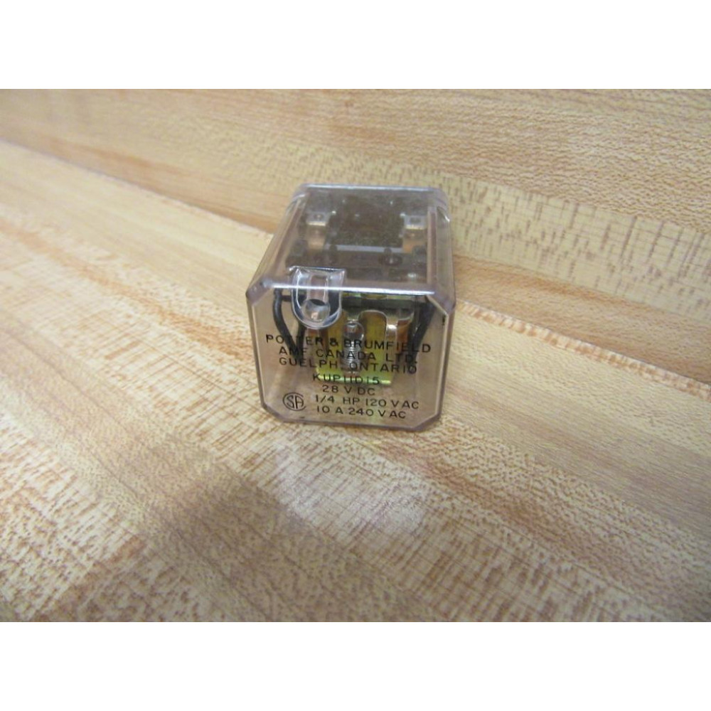 Potter & Brumfield KUP11D15-28V DC Relay KUP11D15-28VDC - New No Box
