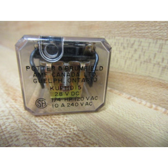 Potter & Brumfield KUP11D15-28V DC Relay KUP11D15-28VDC - New No Box