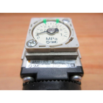 SMC AR20-02E-R Regulator AR2002ER Missing Gauge Cover - Used