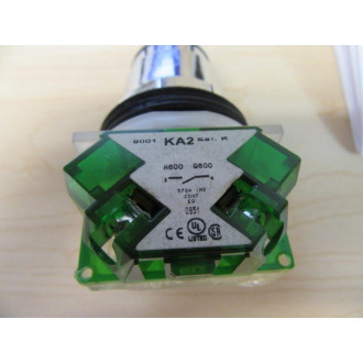 Square D 9001KS11K1 Keyed Selector Switch 91361 WKA2 Contact Block - New No Box