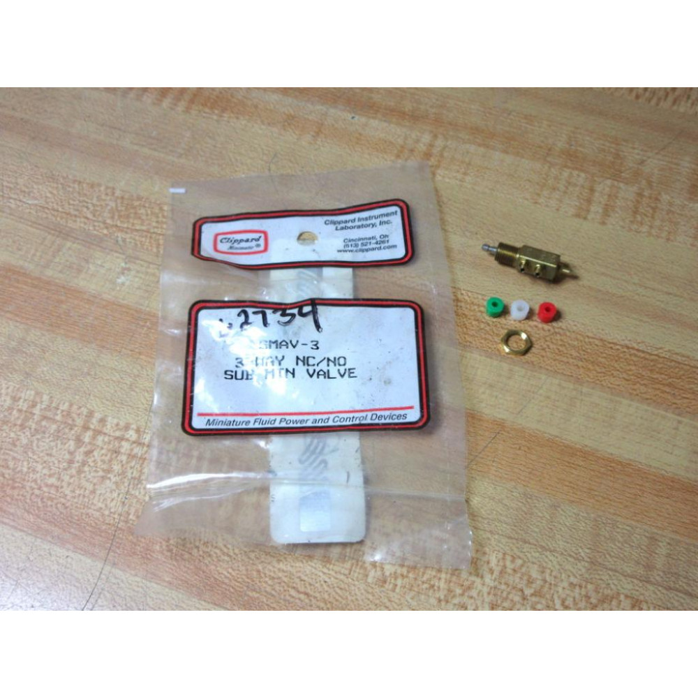 Clippard SMAV-3 Stem Valve SMAV3