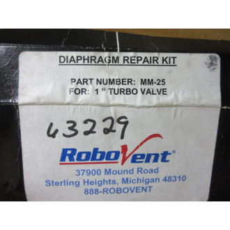RoboVent MM-25 Diaphragm Repair Kit M-25