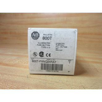 Allen Bradley 800T-FXNQ24RA7 Button EMPTY BOX ONLY!! Series T