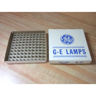General Electric 387 Miniature Lamp Light Bulb GE (Pack of 100)