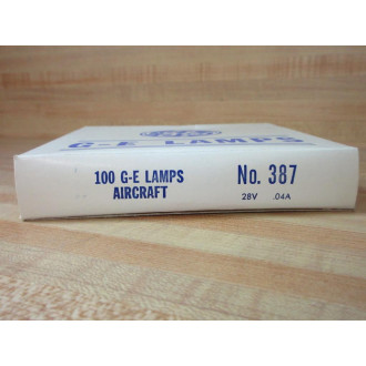 General Electric 387 Miniature Lamp Light Bulb GE (Pack of 100)