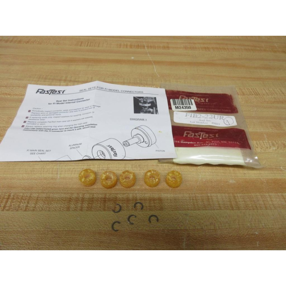 FasTest FIB2-22UR Main Seal Bulk Kit FIB222UR (Pack of 5)