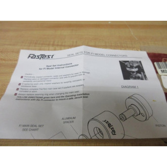 FasTest FIB2-22UR Main Seal Bulk Kit FIB222UR (Pack of 5)
