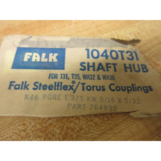 Falk 704930 Rexnord 1040T31 Shaft Hub - New No Box