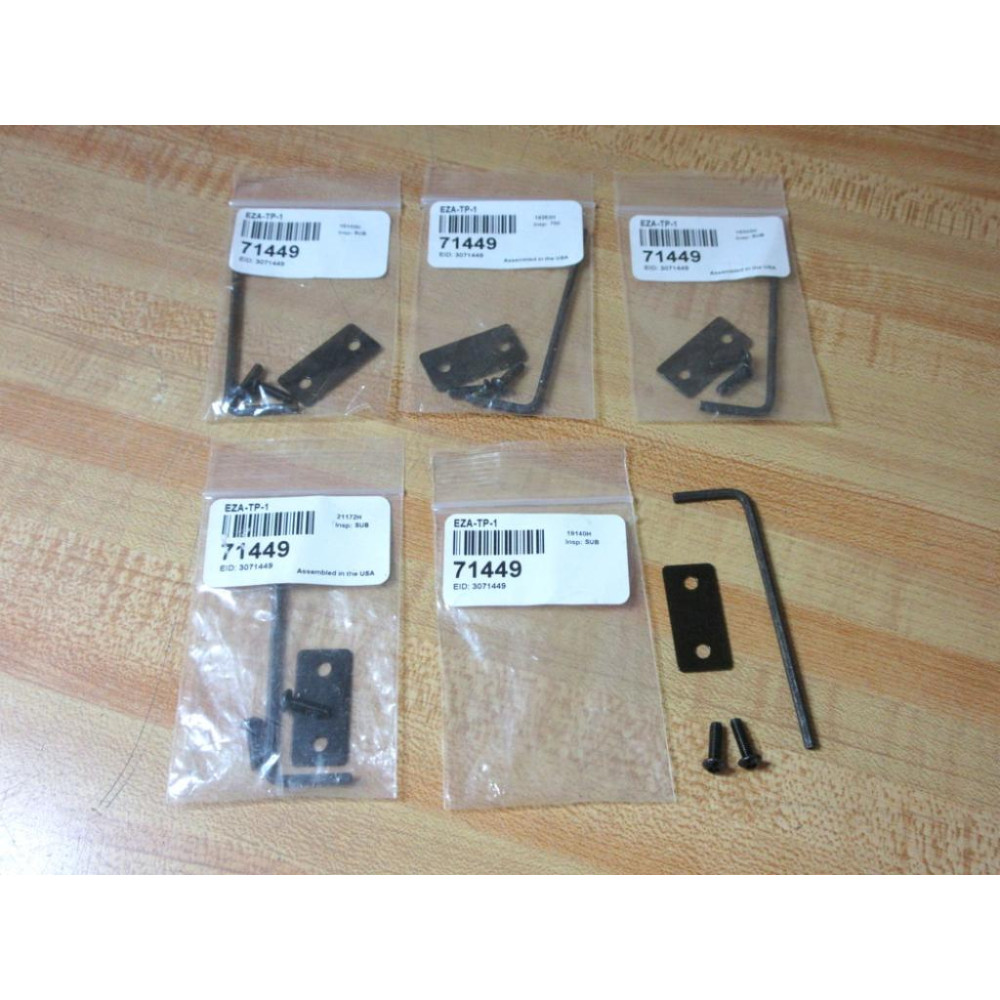 Banner EZA-TP-1 Tamper Poof Plate 71449 EZATP1 (Pack of 5)