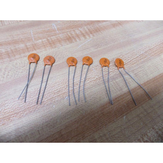 Sprague .1M 25V Capacitor .1M 25V C (Pack of 6) - New No Box