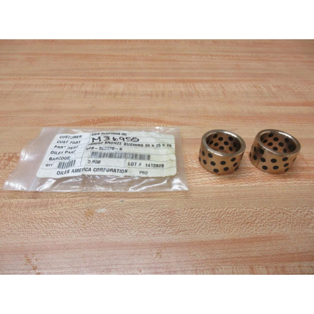Misumi SPB-253320-S Bushing SPB253320S (Pack of 2)