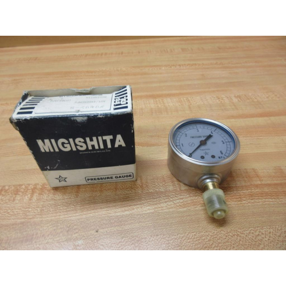 Migishita AU14X60X6MPa Pressure Gauges AU14X60X6MPa