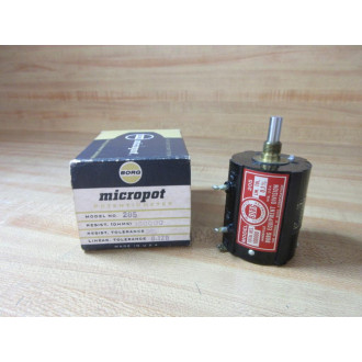 Micropot Model 205 Borg Potentiometer 100000Ω