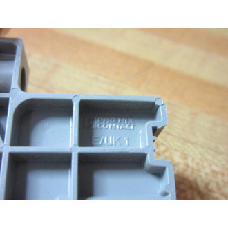 Phoenix Contact EUK1 Terminal Block End Barrier 1201413 (Pack of 5) - Used
