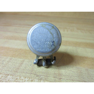 Ohmite CU-5001 Potentiometer 50Ω CU5001 (Pack of 2) - Used