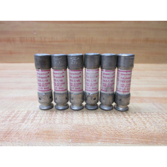 Gould Shawmut Ferraz Mersen TR-2-14R Fuse Cross Ref 4TCN3 Tested (Pack of 6) - Used