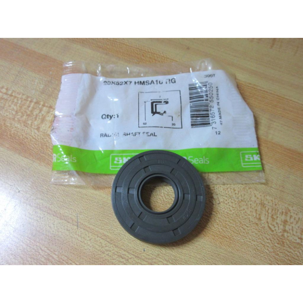 SKF 20X52X7 Radial Shaft Seal 20X52X7-HMSA10