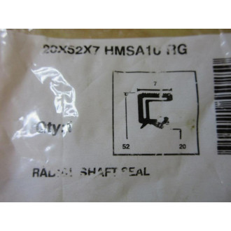 SKF 20X52X7 Radial Shaft Seal 20X52X7-HMSA10