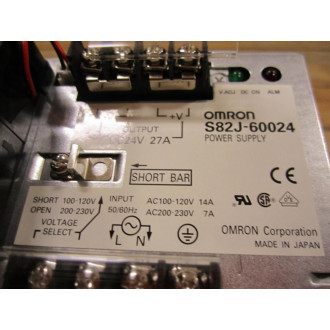 Omron S82J-60024 Power Supply S82J60024