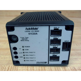 Reliance Electric 61C22A AutoMate Local IO Head 803456-37RC - Used