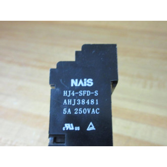 NAiS HJ4-SFD-S Relay Socket AHJ38481 - New No Box