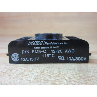 Reed Devices SM8-C RDI Relay Socket SM8C - New No Box