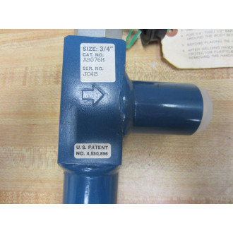 Hansen AS076H Angle Valve AS076H 34" 400PSIG - New No Box