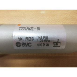 SMC CDG1FN20-25 Pneumatic Cylinder CDG1FN2025 - New No Box