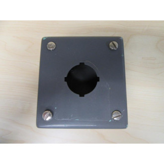 Hoffman E1PB Pushbutton Enclosure 58010 - Used