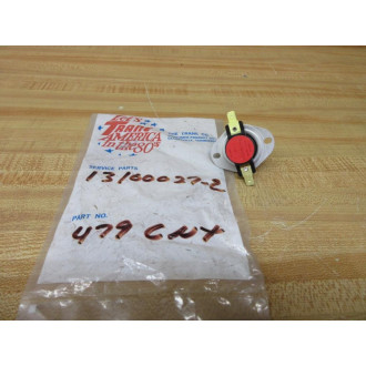 The Trane Company 479CNT Thermal Limit Switch 13100027-2 (Pack of 2)