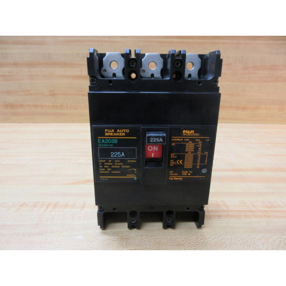 Fuji Electric EA203B-BB3GEB-225A Molded Case Circuit Breaker EA203BBB3GEB225A - New No Box
