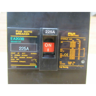 Fuji Electric EA203B-BB3GEB-225A Molded Case Circuit Breaker EA203BBB3GEB225A - New No Box