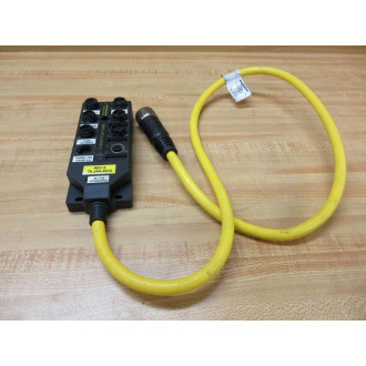 Turck 8MB12-4P2-1-CSCM 12 Junction Box 8MB124P21CSCM12 - Used