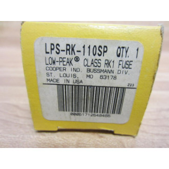 Bussmann LPS-RK-110SP-TP Fuse LPSRK110SPTP Cooper Long Body