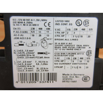 Siemens 3RT1026-1AG20 Contactor 3RT10261AG20 - New No Box