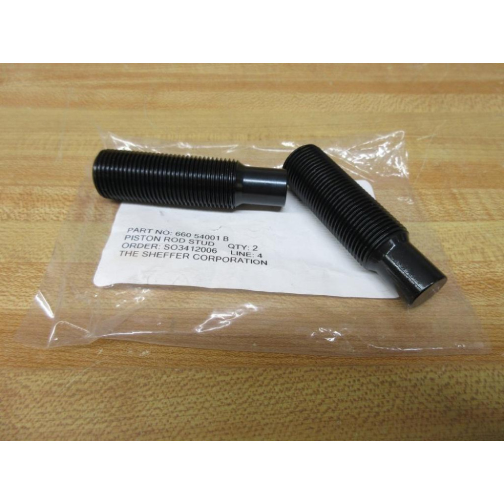 The Sheffer 660 54001 B Piston Rod Stud 66054001B (Pack of 2)